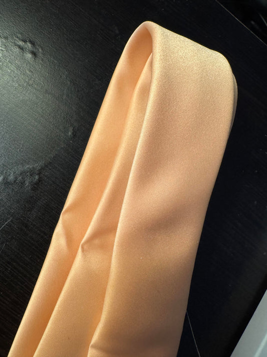 RBOCOTT Solid Color Tie Formal Necktie for Men (Champagne)
