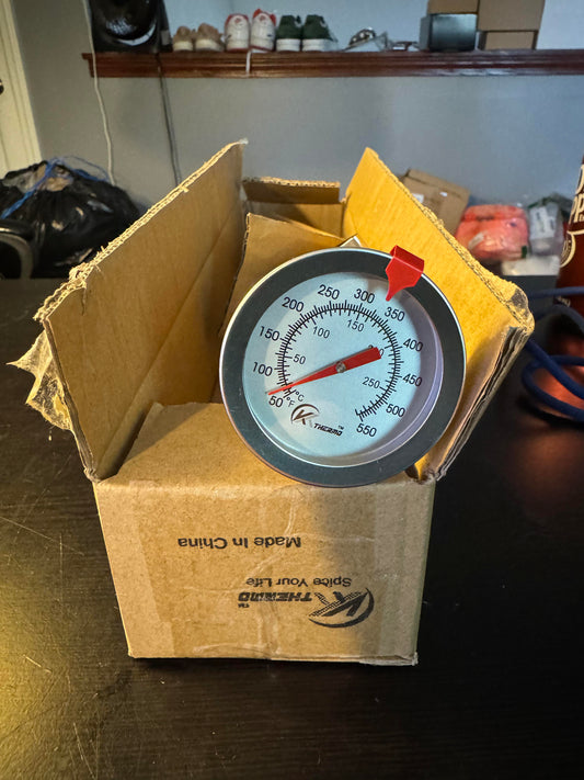 Food/Meat Instant Read Thermometer,  Dishwasher Safe, Red, For Meat/Food Cooking and Grilling/Oven
