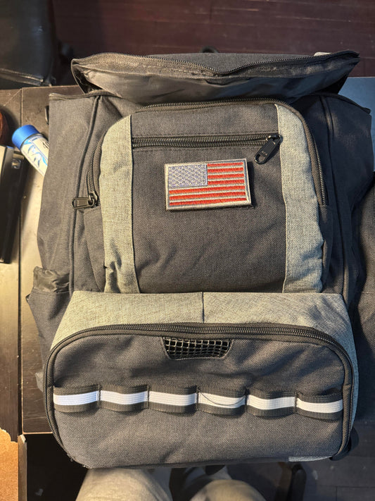 Tactical Backpack for Men Heavy Duty Military Backpack 3 Day Assault Pack Molle Backpack Hiking Rucksack (Black w/Gray)