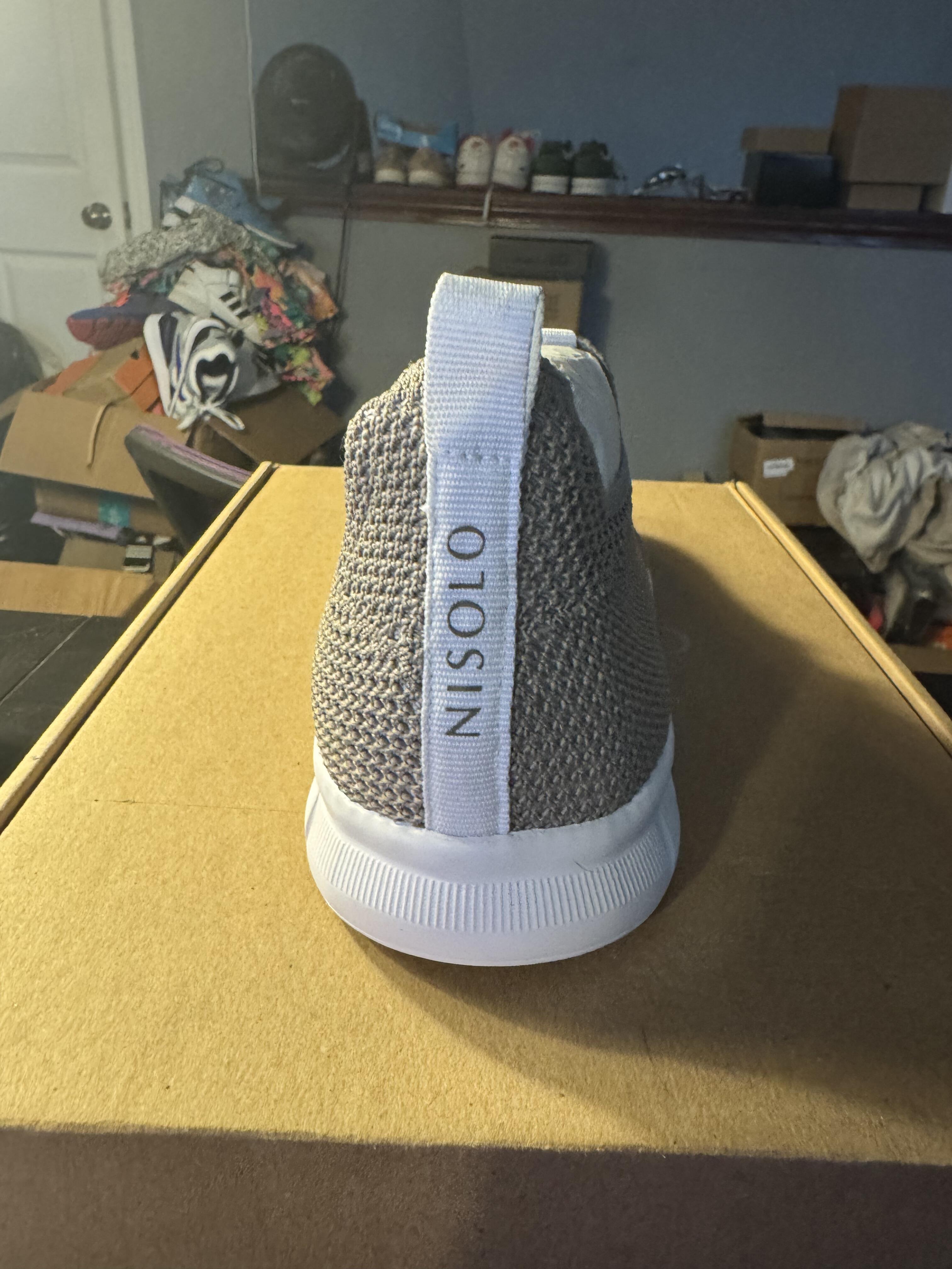 Nisolo Athleisure Knit Sneaker Size 6.5W - Linen *CLEARANCE*