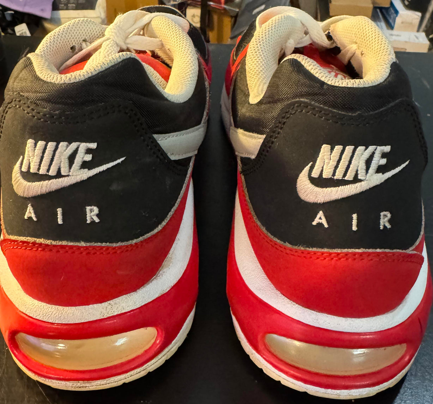 Nike Air Max Command Mesh University Red, Black, Silver, White Size 14M