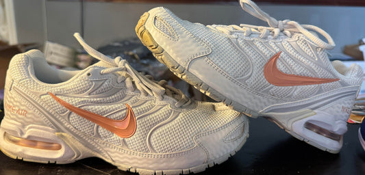 Nike Womens Air Max Torch 4 Cool Grey Copper Running Shoes Size 9.5W