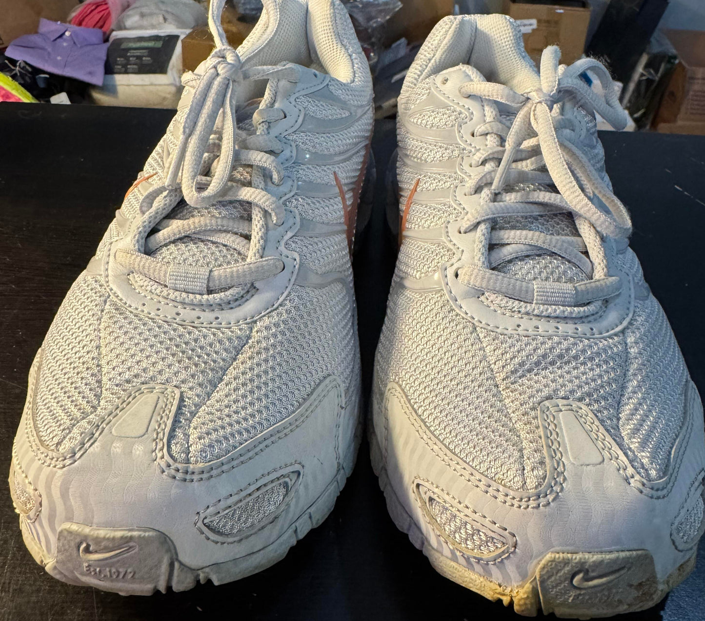 Nike Womens Air Max Torch 4 Cool Grey Copper Running Shoes Size 9.5W