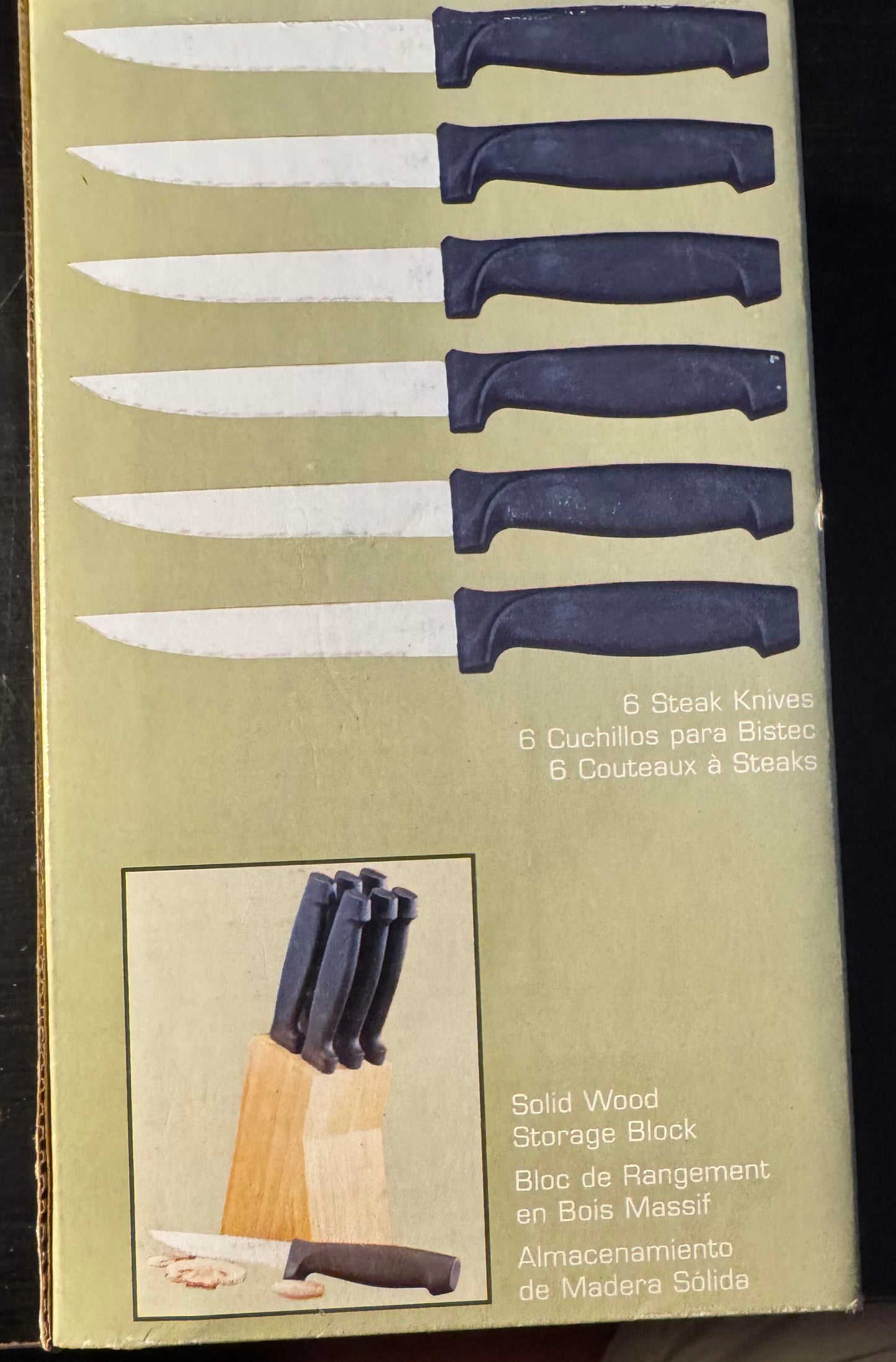 Countertops Cutlery 7pc cutlery set with wood block