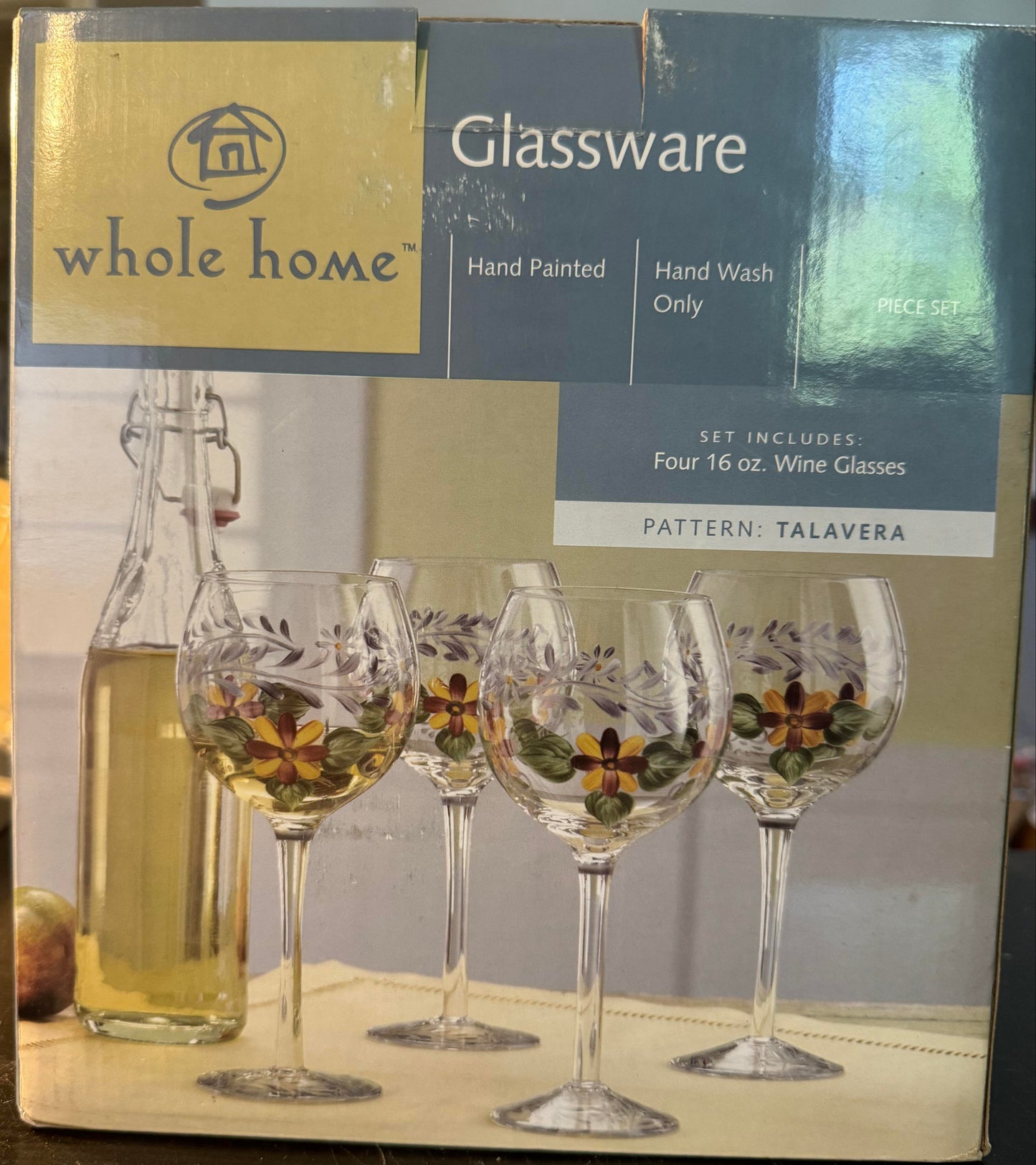 WHOLE HOUSEWARES | Wine Glasses Set of 4 |&nbsp; (16 oz)