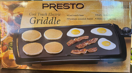 Presto 07030 Cool Touch Electric Griddle