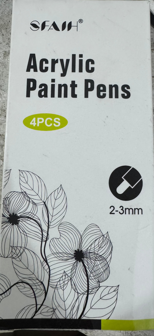 Acrylic paint pens 4 pack