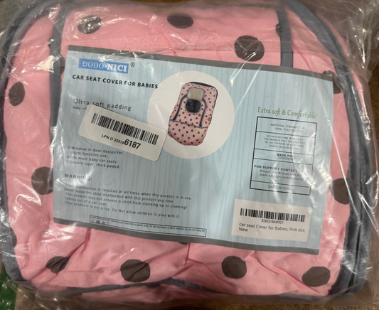 Car seat cover for babies