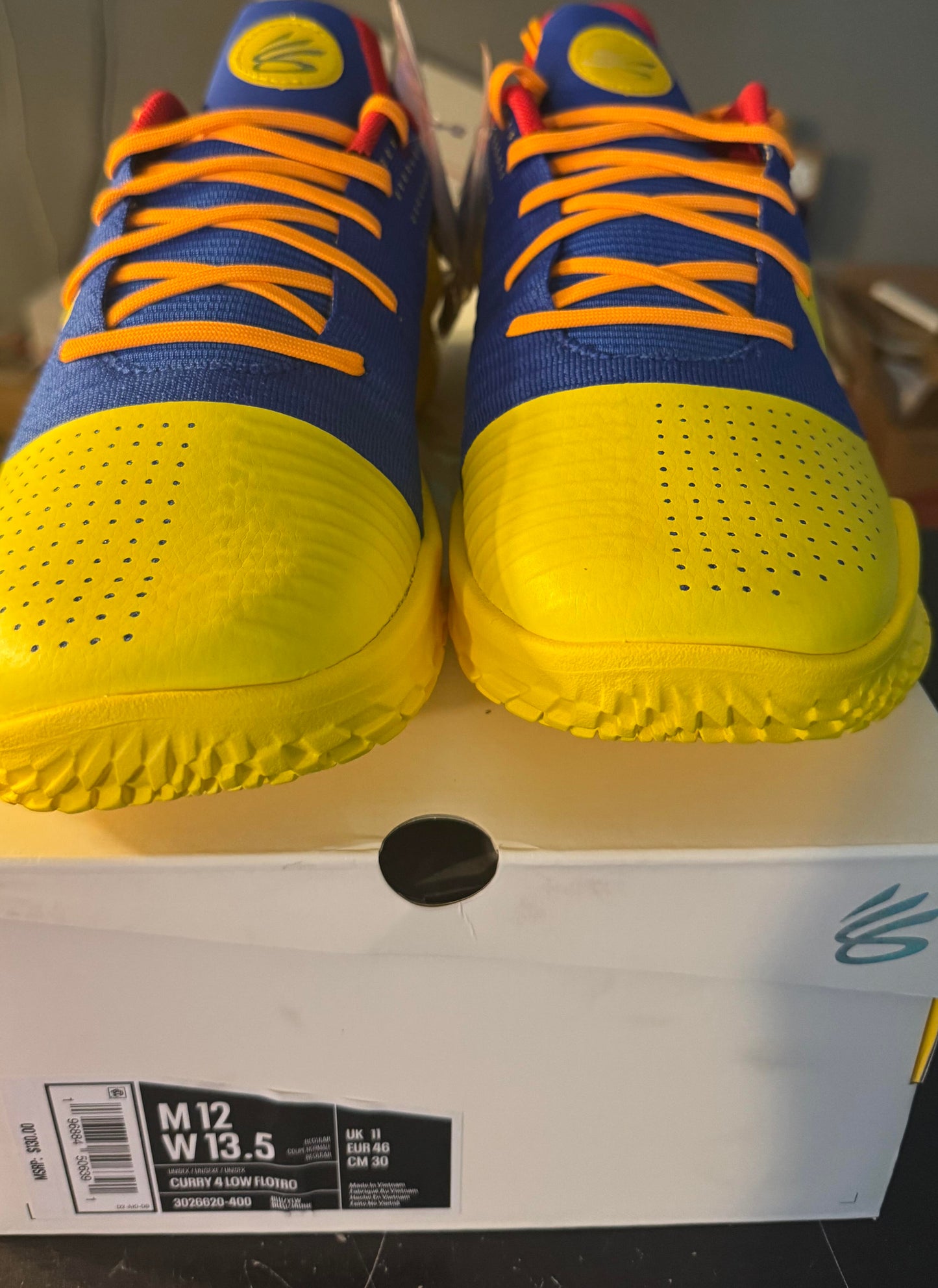 Under Armor Curry 4 Low FloTro Size 12M/13.5W