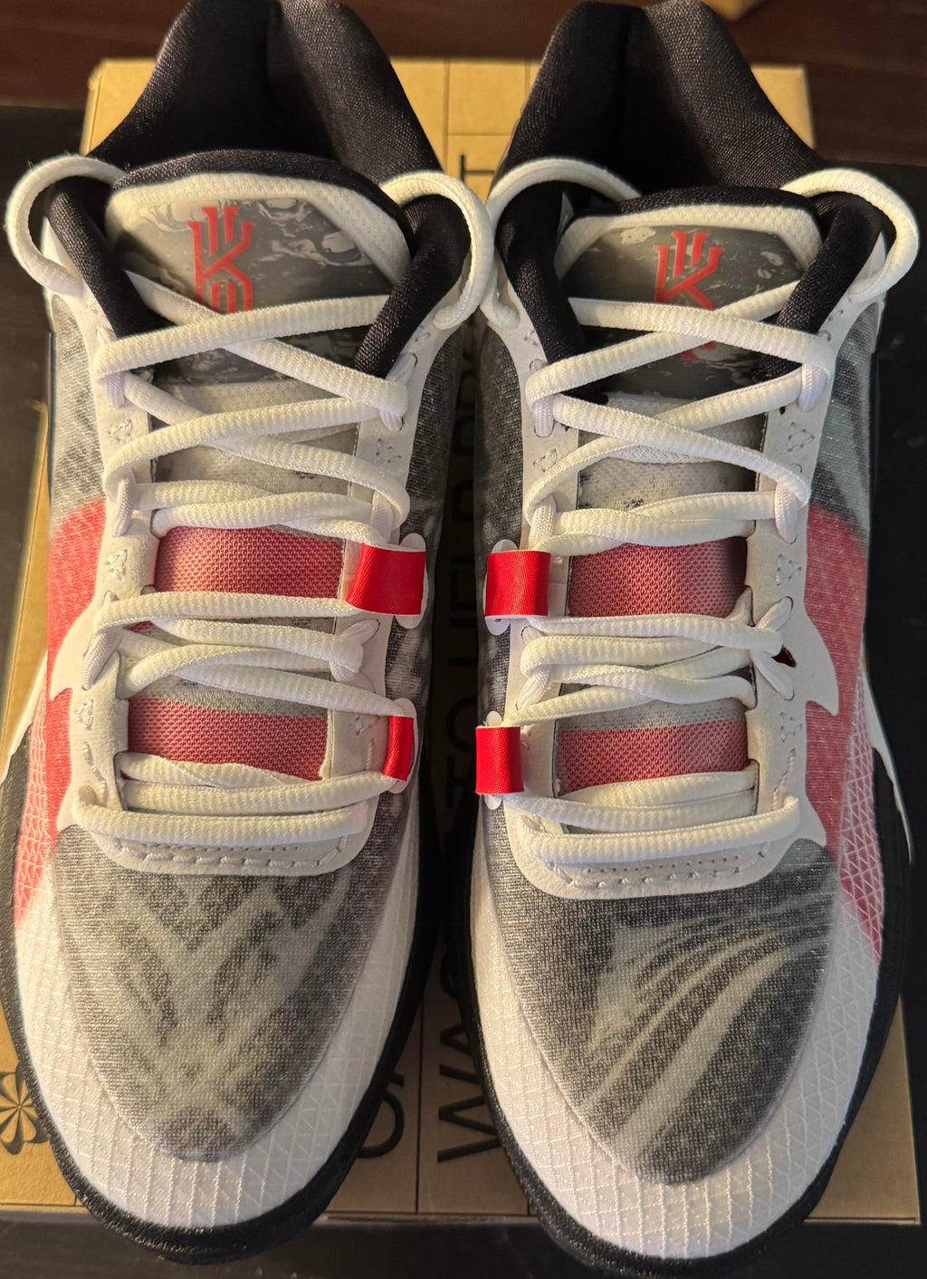 Nike Kyrie 8 "White University Red" Size 8M/9.5W *CLEARANCE*