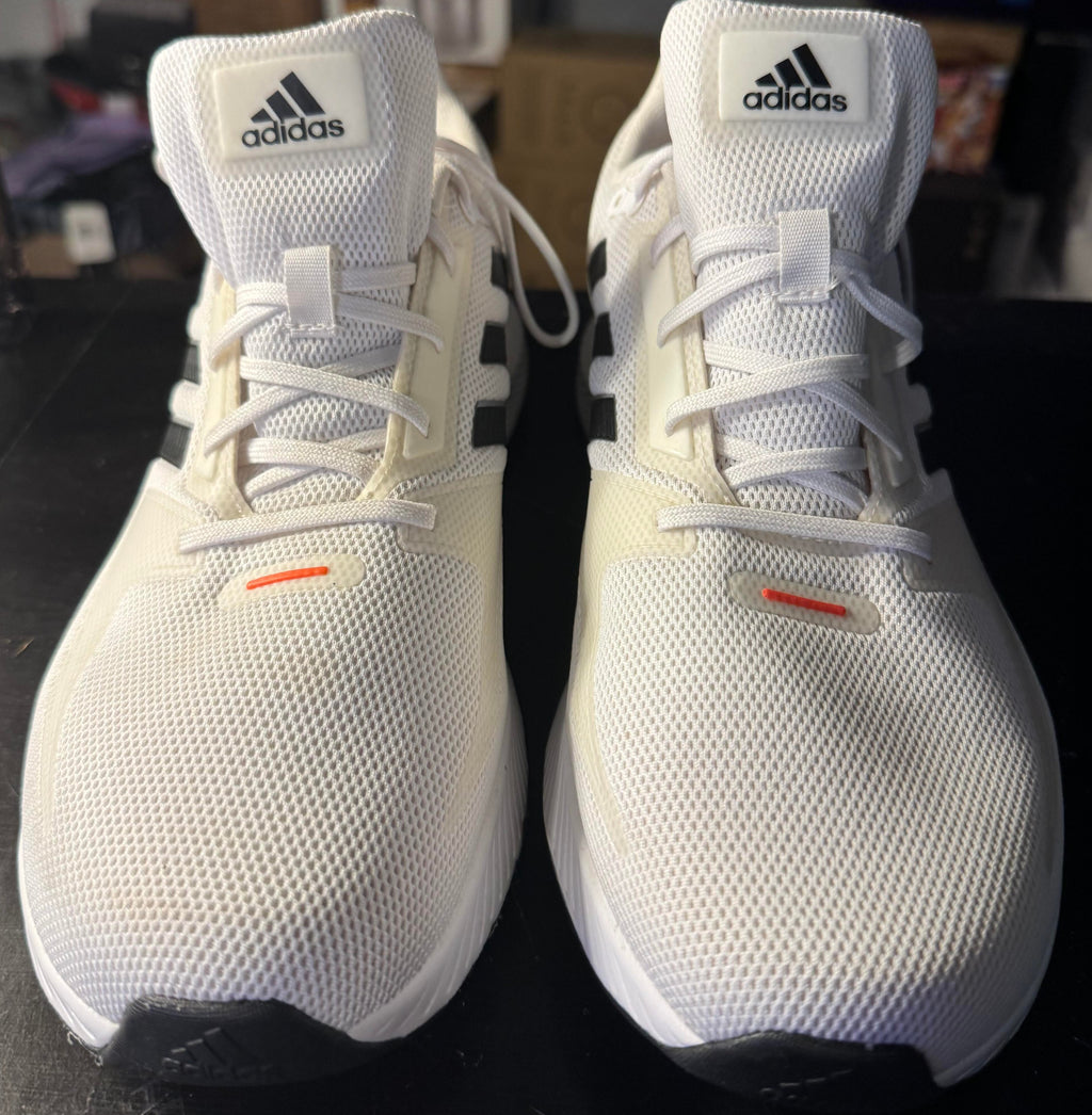 Adidas Run Falcon 2.0 'White Black' Size 11.5M *CLEARANCE*