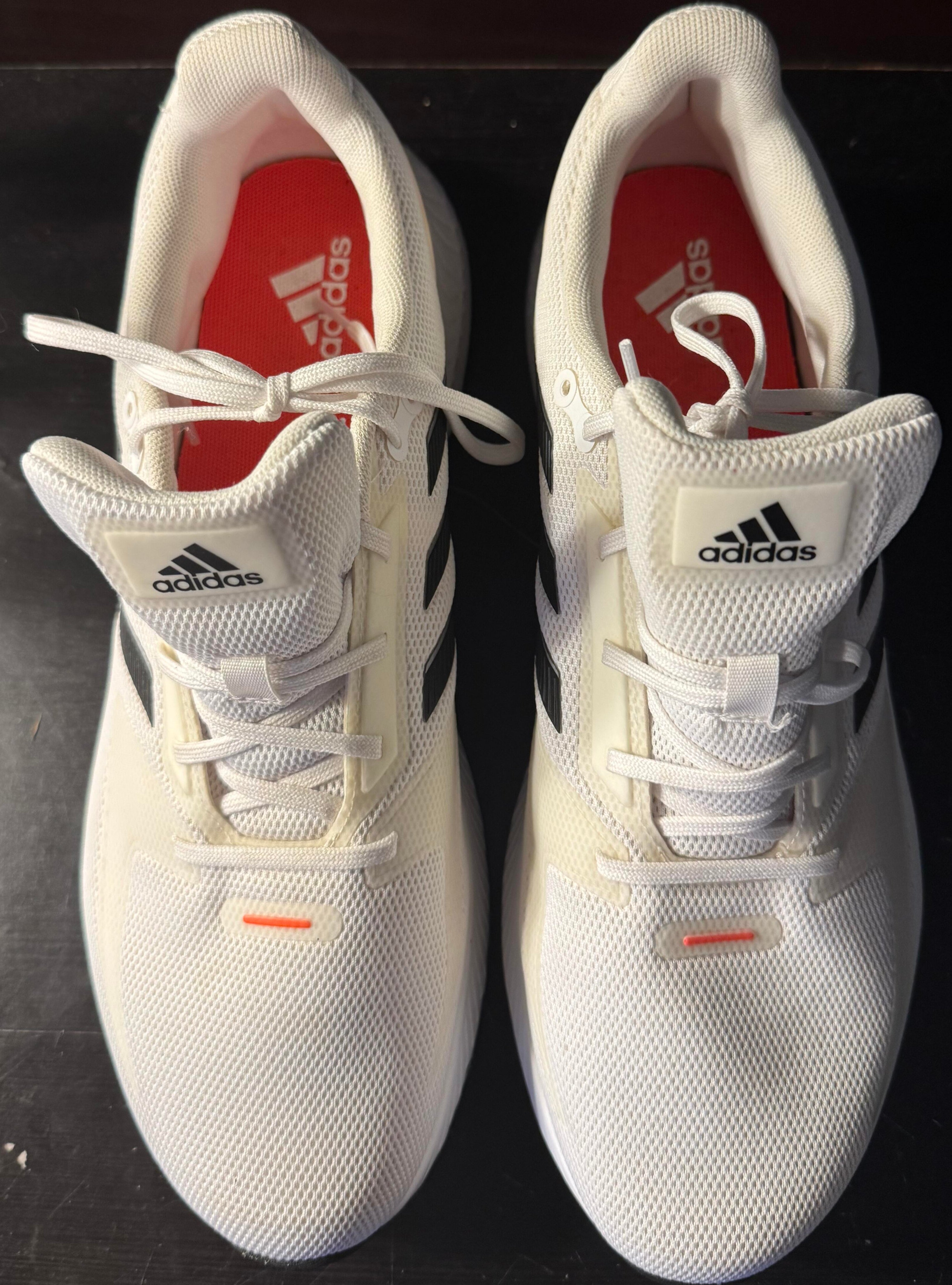 Adidas Run Falcon 2.0 'White Black' Size 11.5M *CLEARANCE*