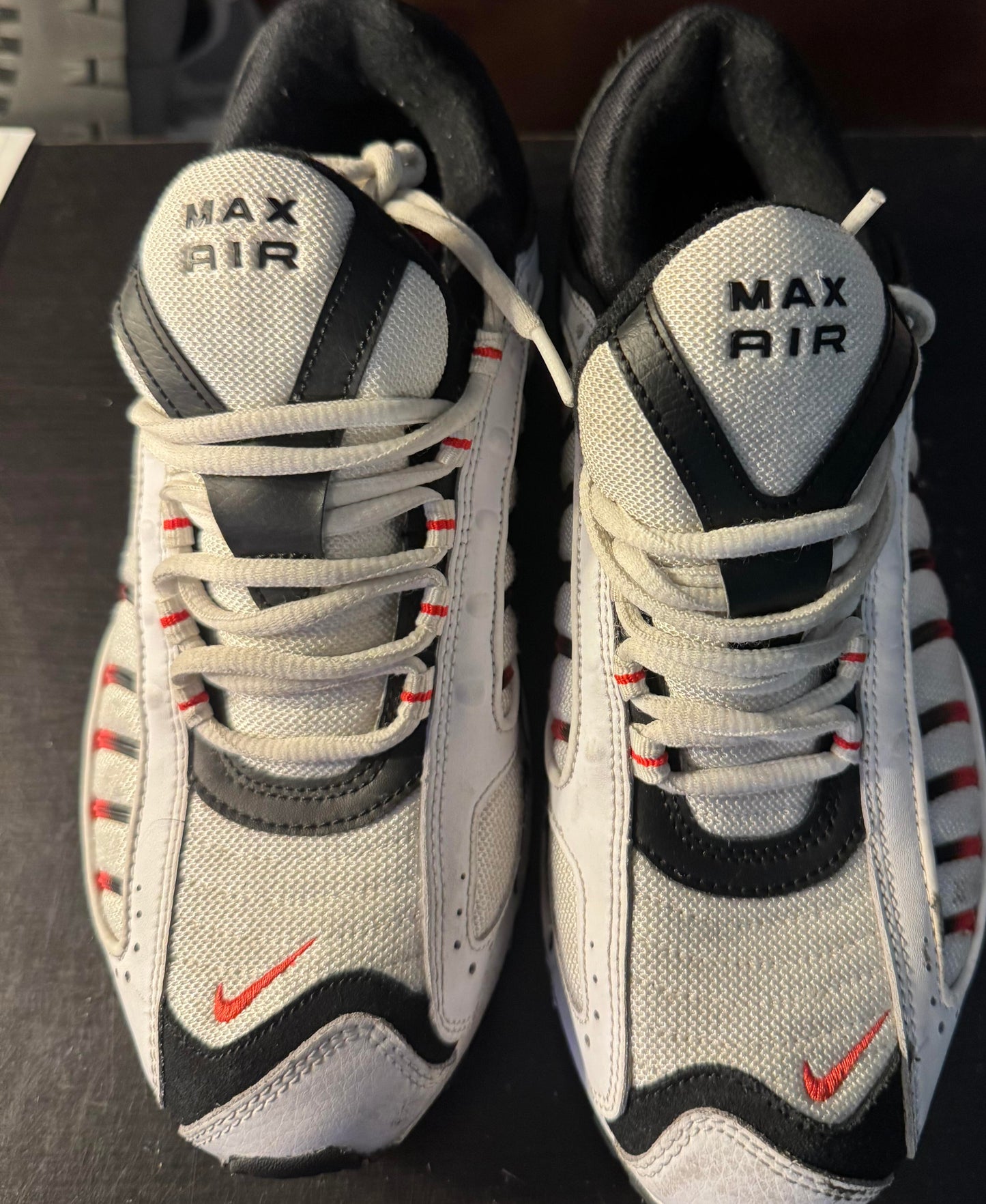 Nike Air Max Tailwind 4 "White Black Red" Size 9W