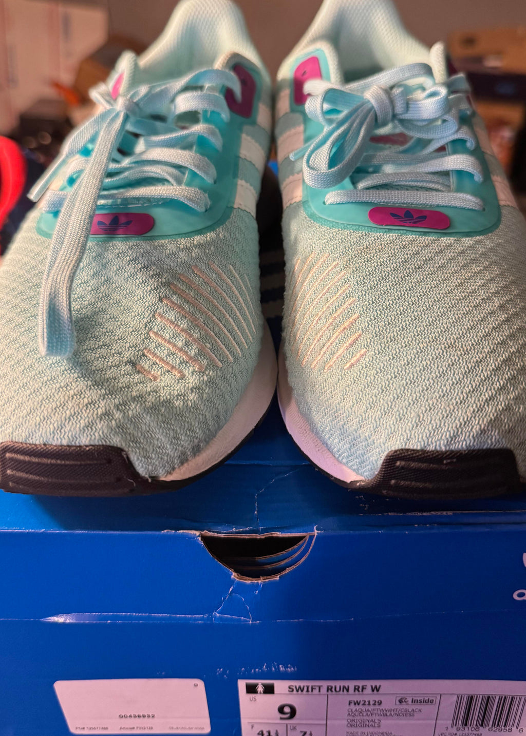 Adidas Swift Run RF 'Clear Aqua' Size 9W *CLEARANCE*