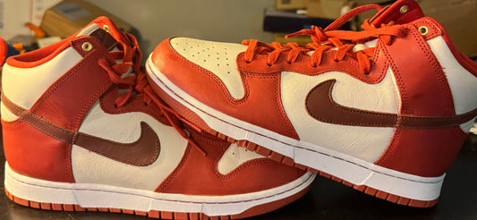 Nike Dunk High LXX "Cinnabar" Size 10.5W