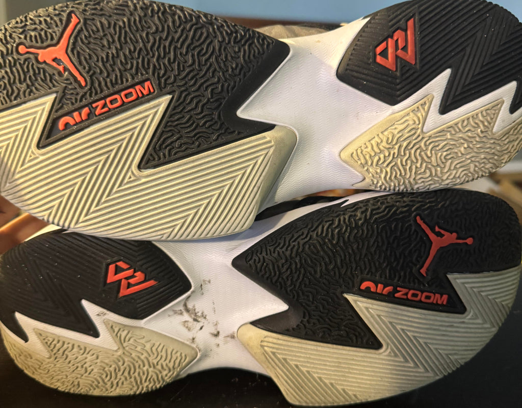 Jordan One Take 3 "Black White Bright Crimson" Size 10M *CLEARANCE*