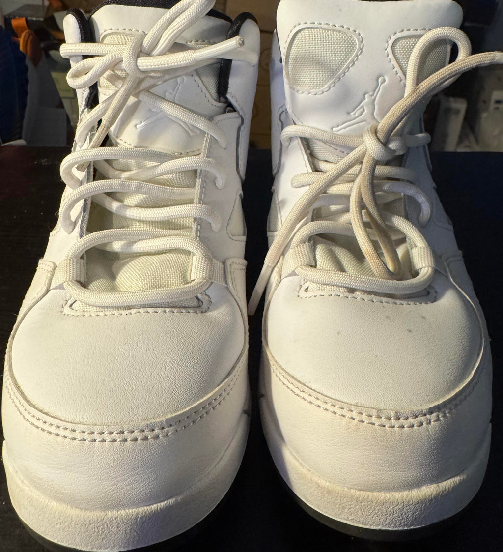 Nike Jordan Flight Club 91 "White Metallic Silver" Size 3Y