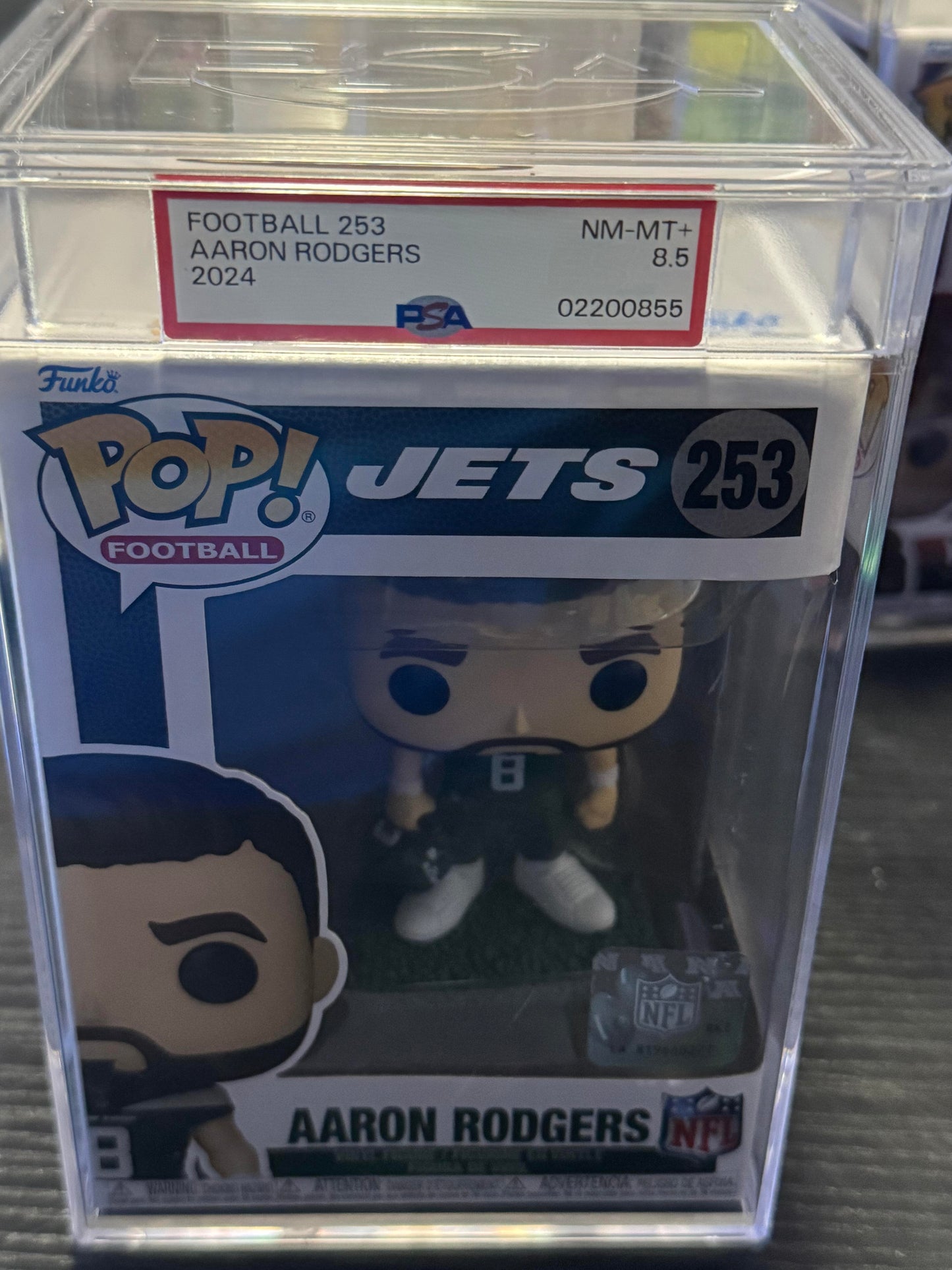 Aaron Rogers #253 Funko Pop PSA 8.5