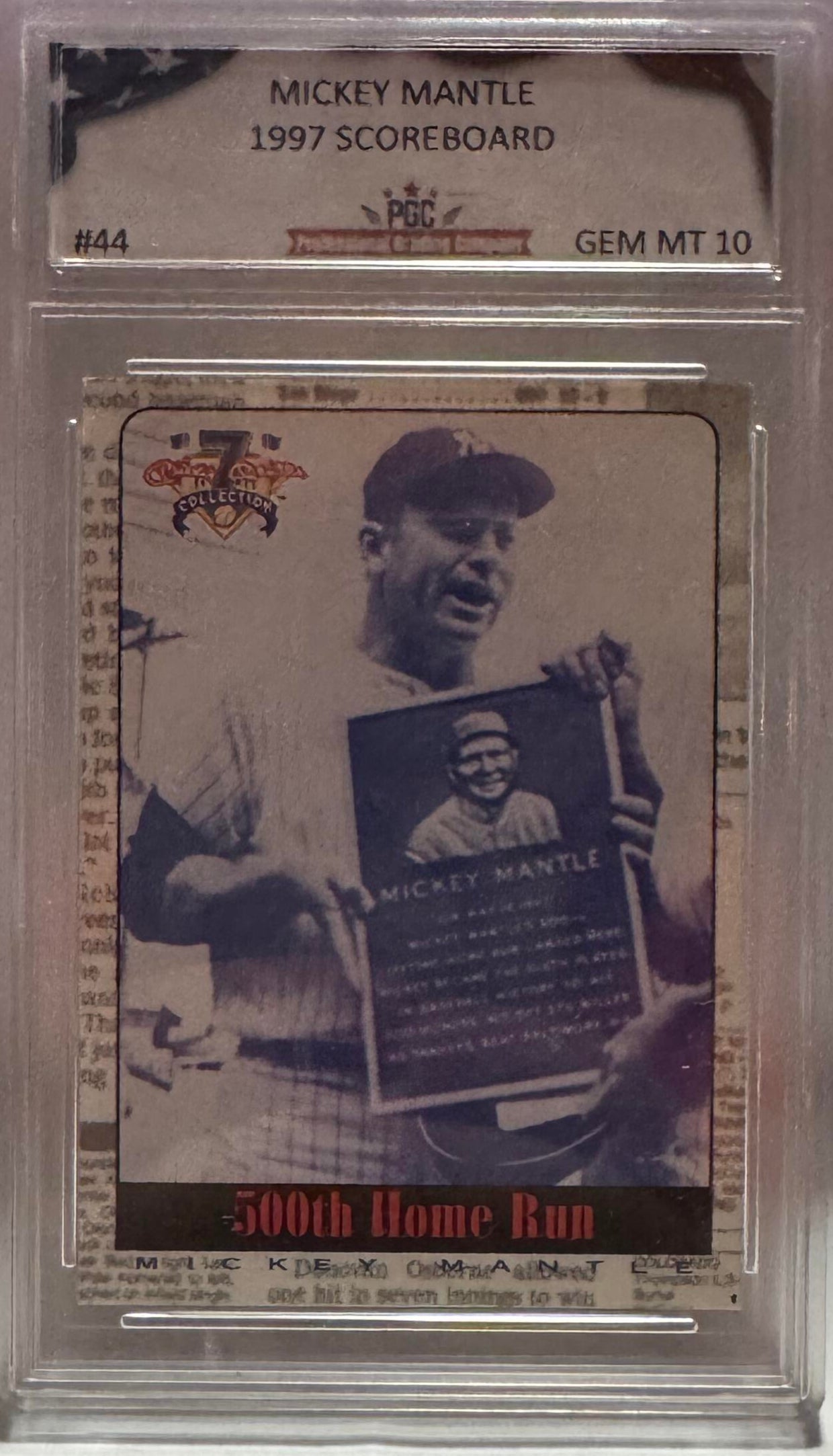 Mickey Mantle PGC Graded (10) 1997 Scoreboard #44