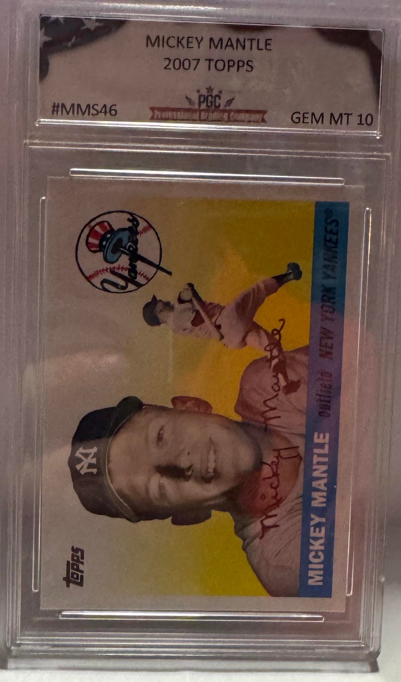 Mickey Mantle PGC Graded (10) 2007 Topps # MMS46
