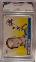 Mickey Mantle PGC Graded (10) 2007 Topps # MMS49