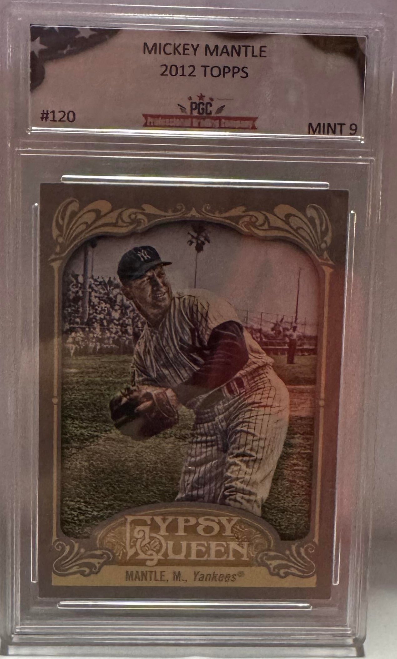 Mickey Mantle PGC Graded (9) 2012 Topps #120
