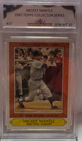 Mickey Mantle PGC Graded (10) 1985 Topps Collector Series #23