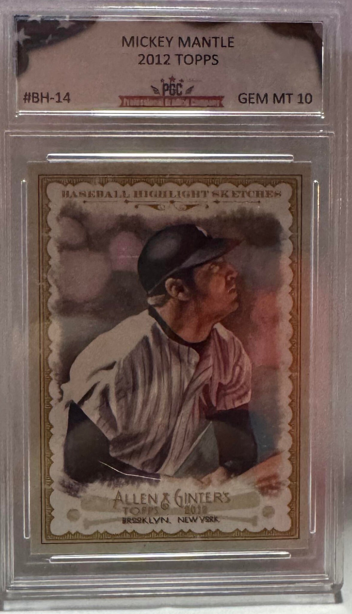 Mickey Mantle PGC Graded (10) 2012 Topps #BH-14