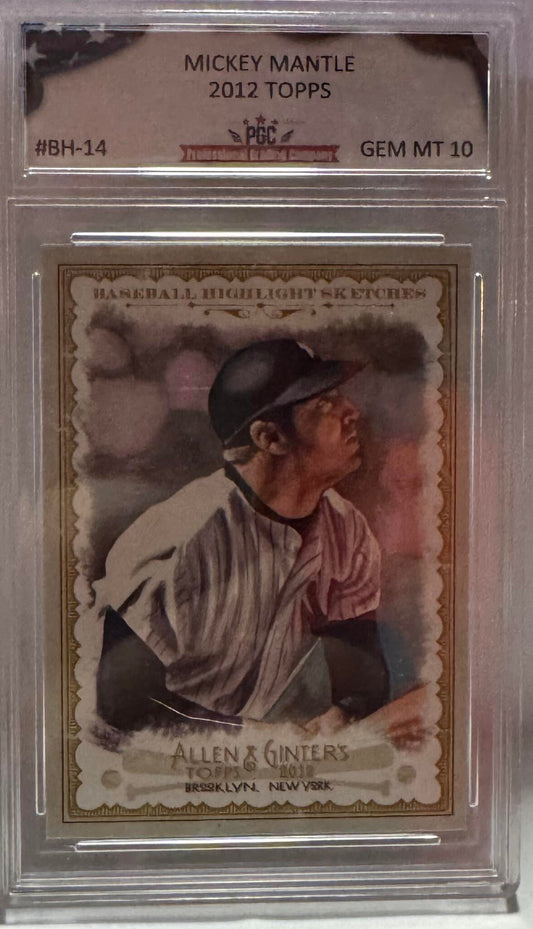 Mickey Mantle PGC Graded (10) 2012 Topps #BH-14