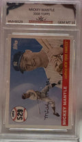 Mickey Mantle PGC Graded (10) 2008 Topps #MHR529