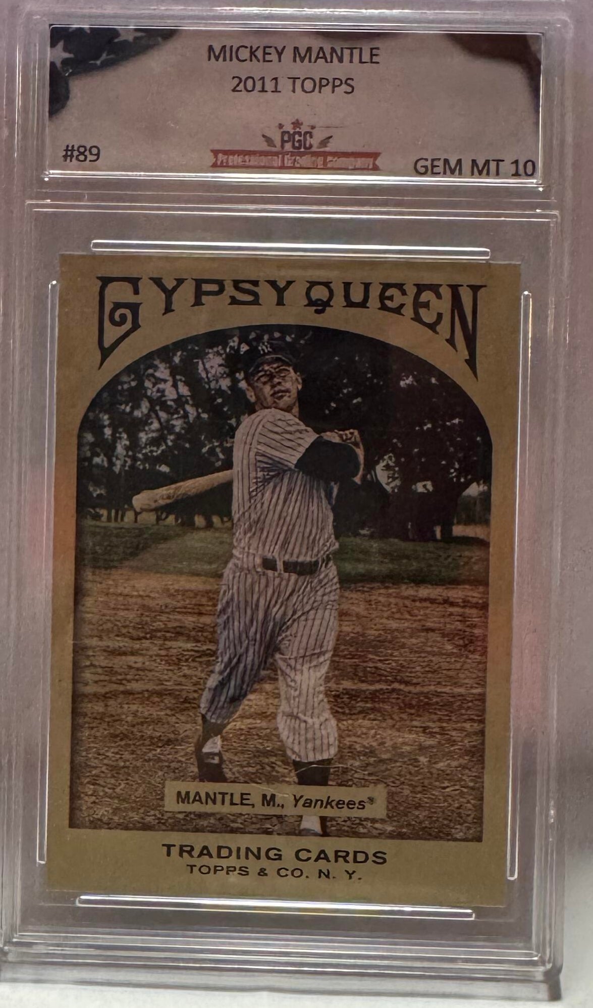 Mickey Mantle PGC Graded (10) 2011 Topps #89