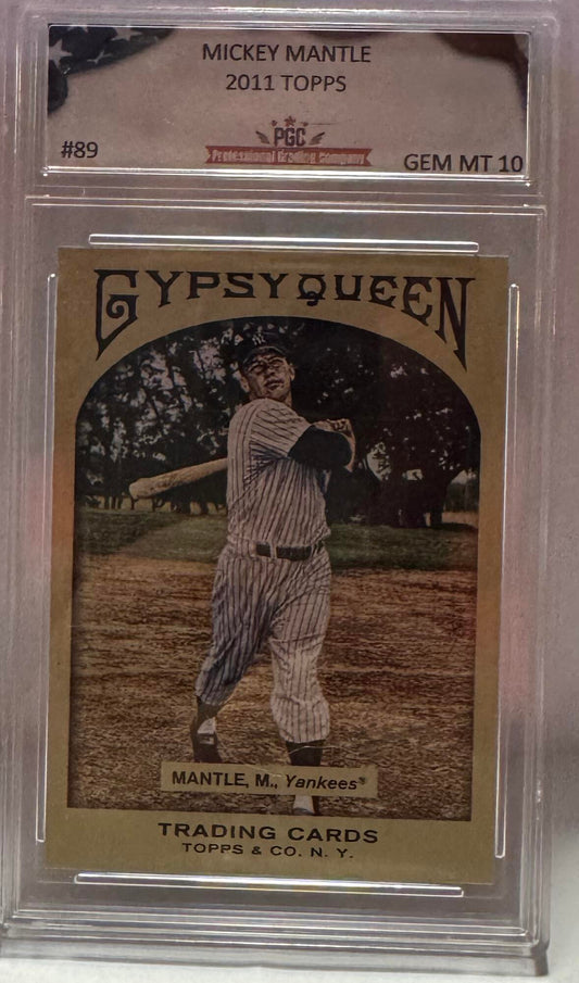 Mickey Mantle PGC Graded (10) 2011 Topps #89