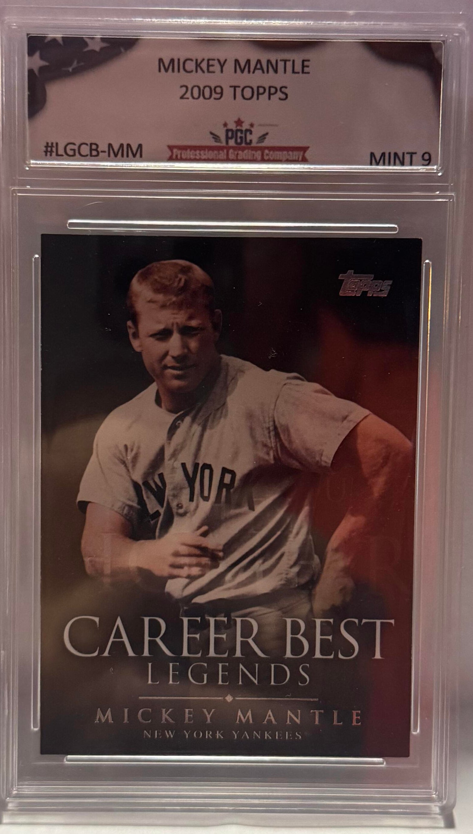 Mickey Mantle PGC Graded (9) 2009 Topps #LGCB-MM