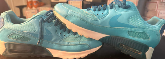 Women's NIKE Air Max 90 Ultra Gamma Blue Shoes Size 10W