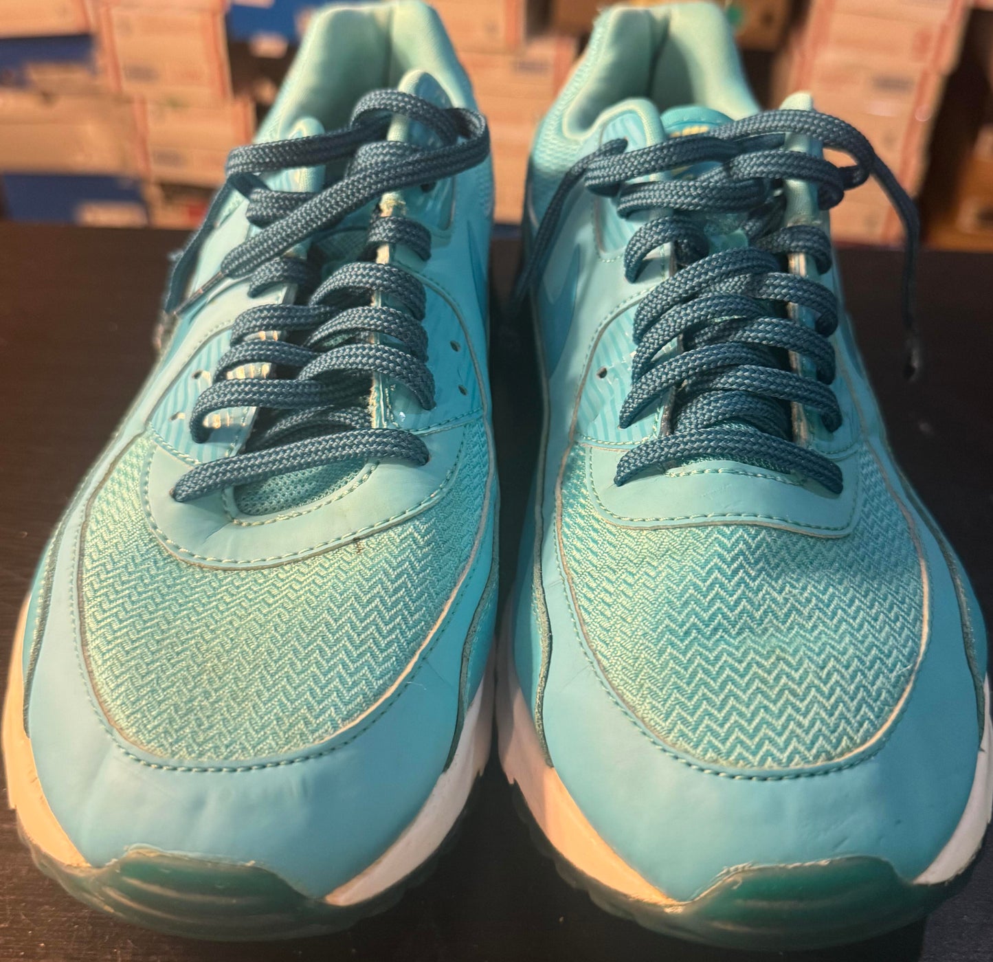 Women's NIKE Air Max 90 Ultra Gamma Blue Shoes Size 10W