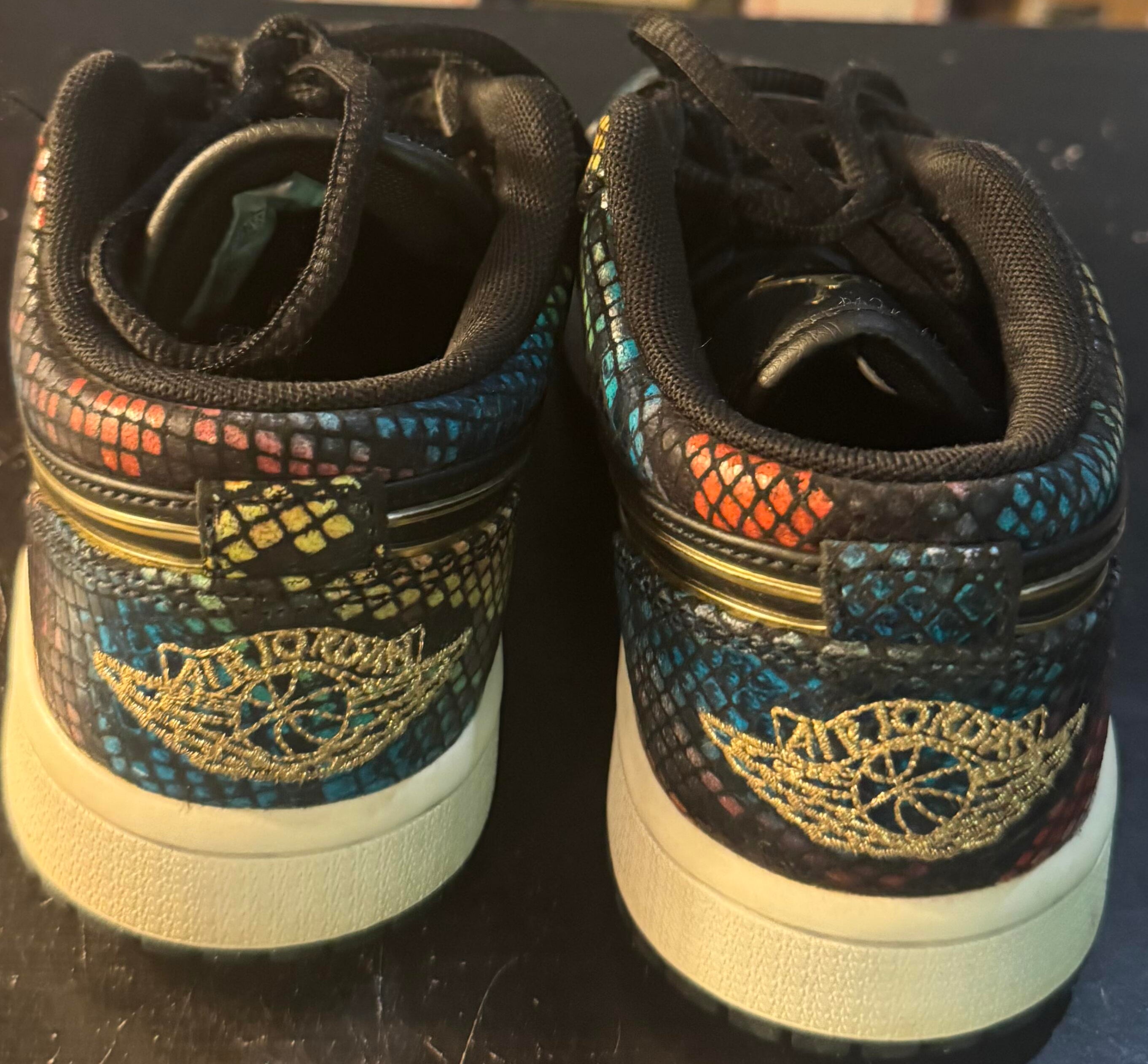 Jordan 1 Low Multicolor Snakeskin (2020) (Women's Size 6) *CLEARANCE*