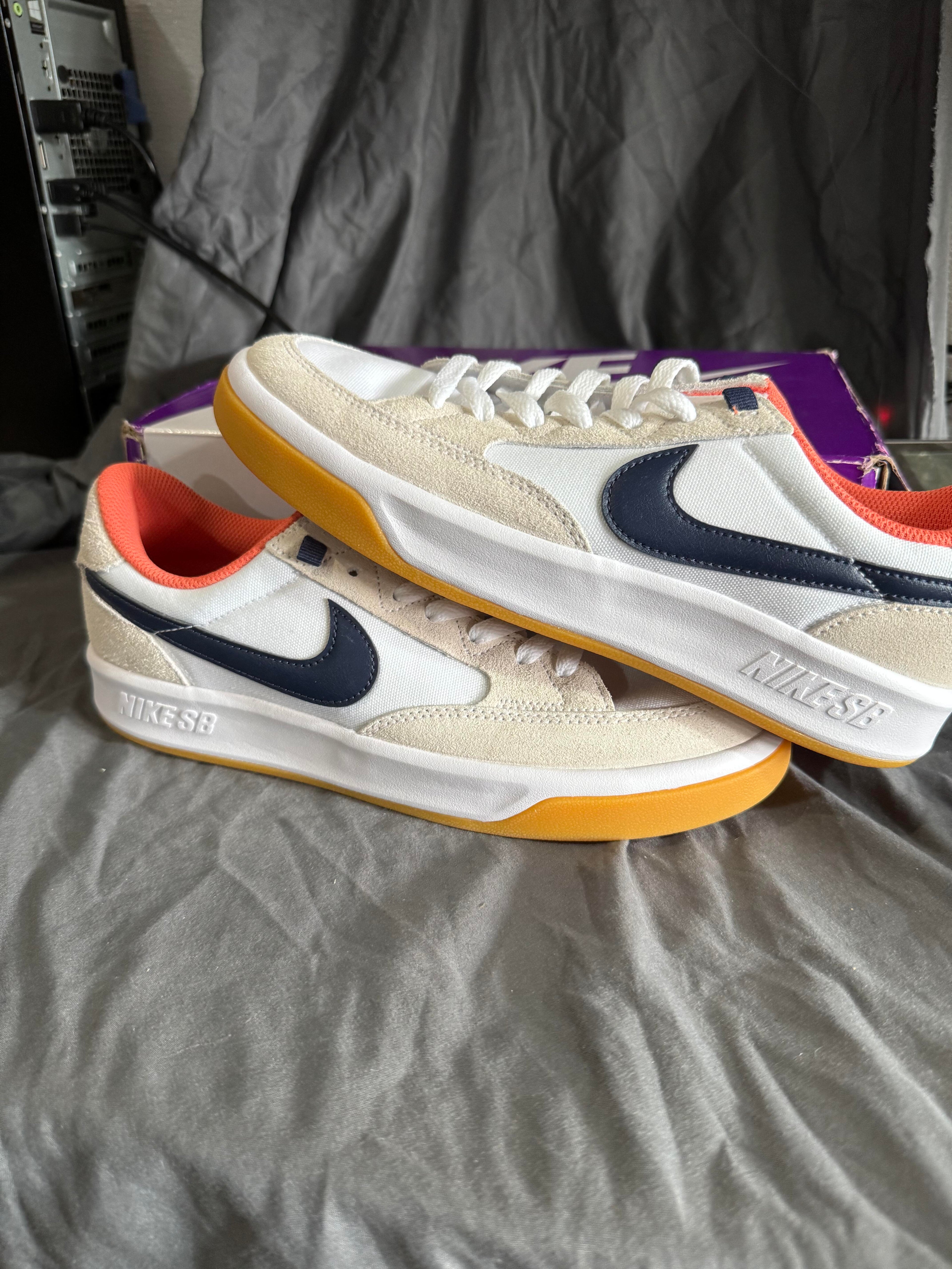 Nike Adversary Premium SB Turf Orange Gum Size 8.5M - COA Authentic