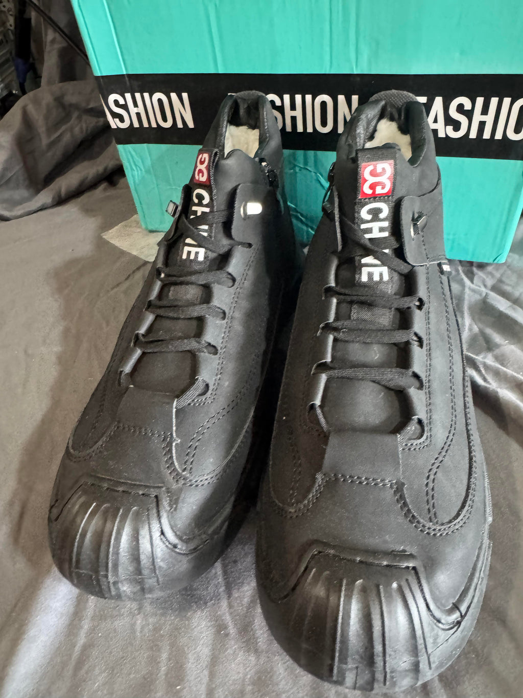 Black High Rise Sneaker Shoe Size 9.5M/11W *Clearance*