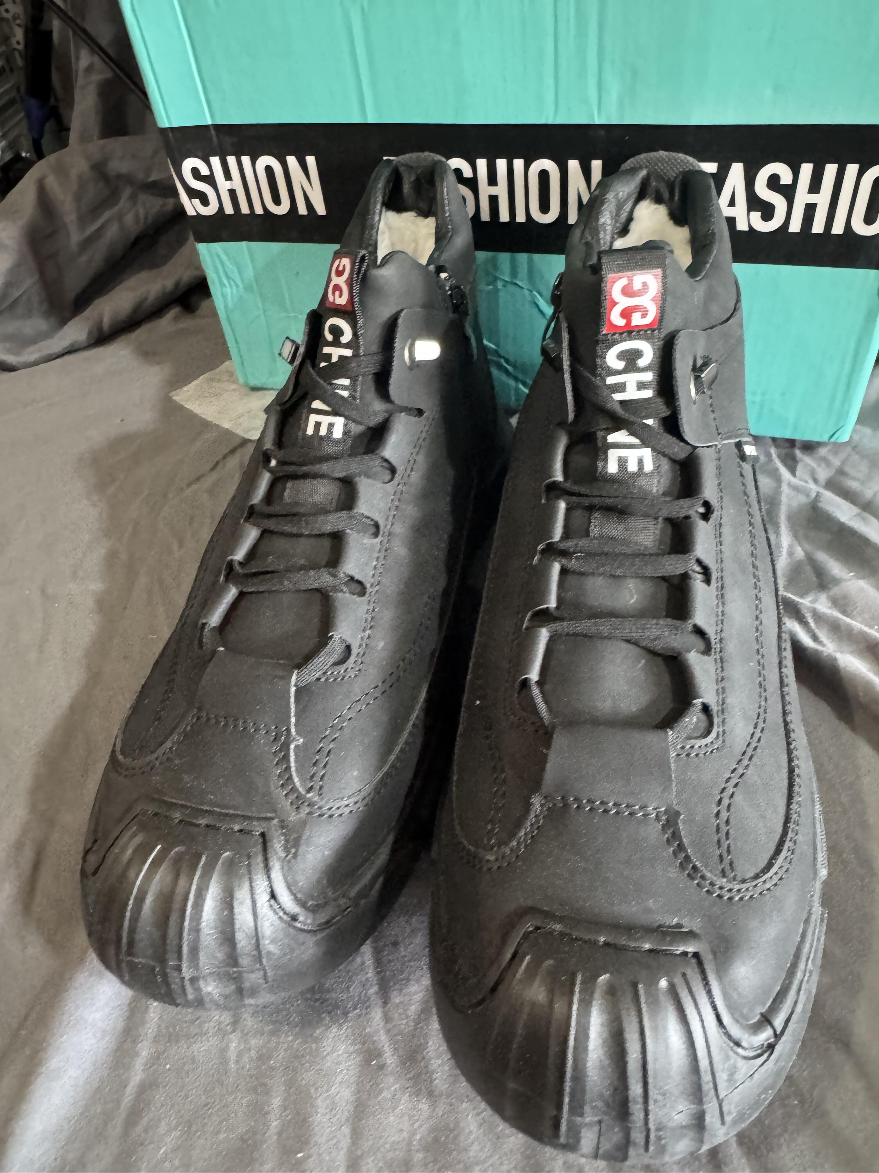 Black High Rise Sneaker Shoe Size 9.5M/11W *Clearance*