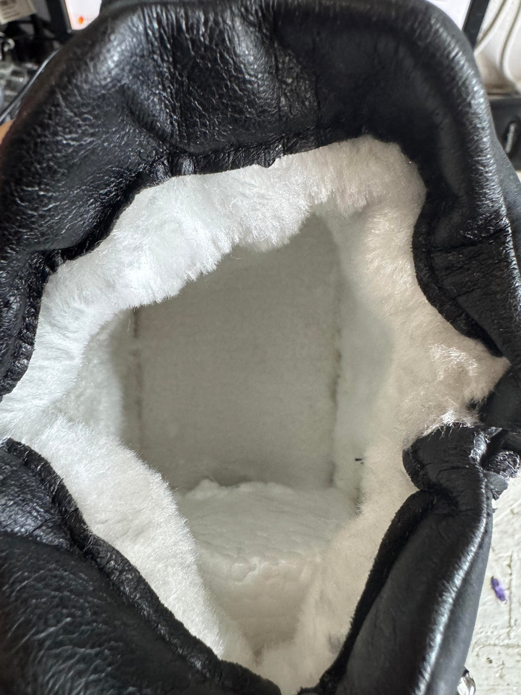 Black High Rise Sneaker Shoe Size 9.5M/11W *Clearance*