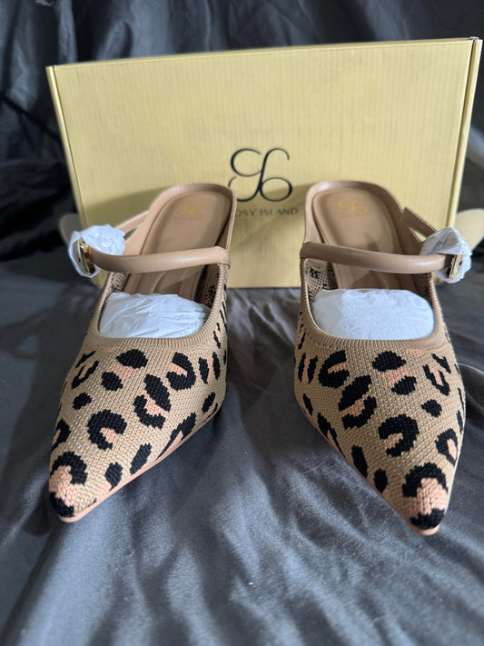Cosy Island Brown Pump Size 9W