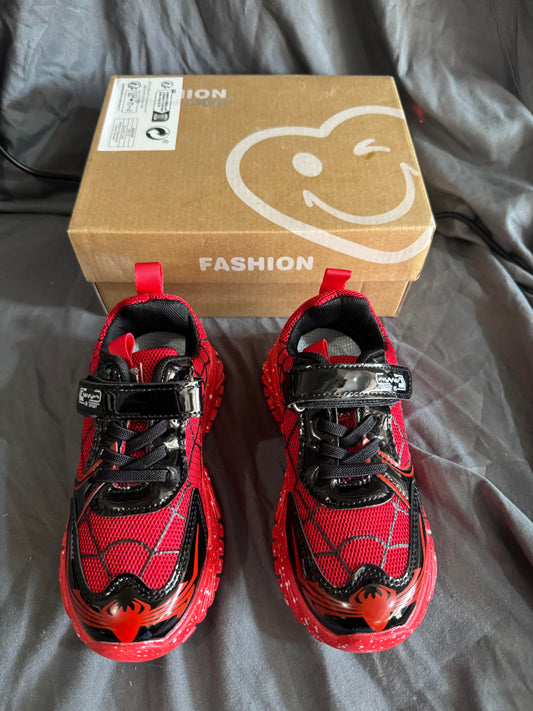 Spiderman Kids Sneakers Size 12.5C