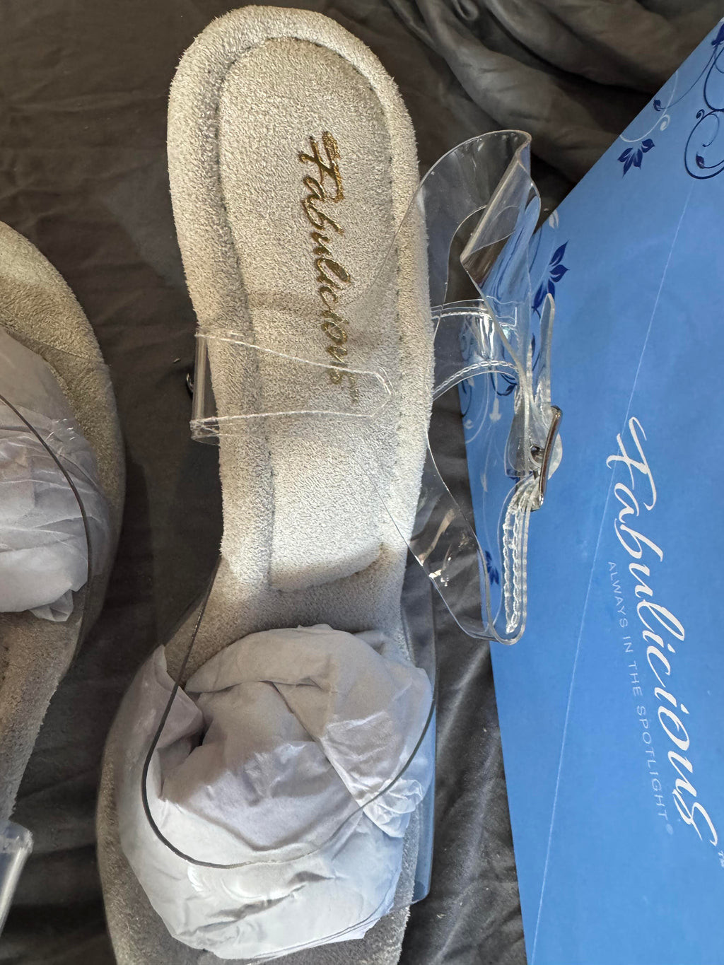 Fabulicious Cockait 501 - Clear 5' High Heels *Clearance*