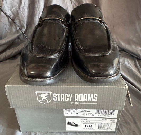 Stacy Adams Black Dress Shoe Size 12M