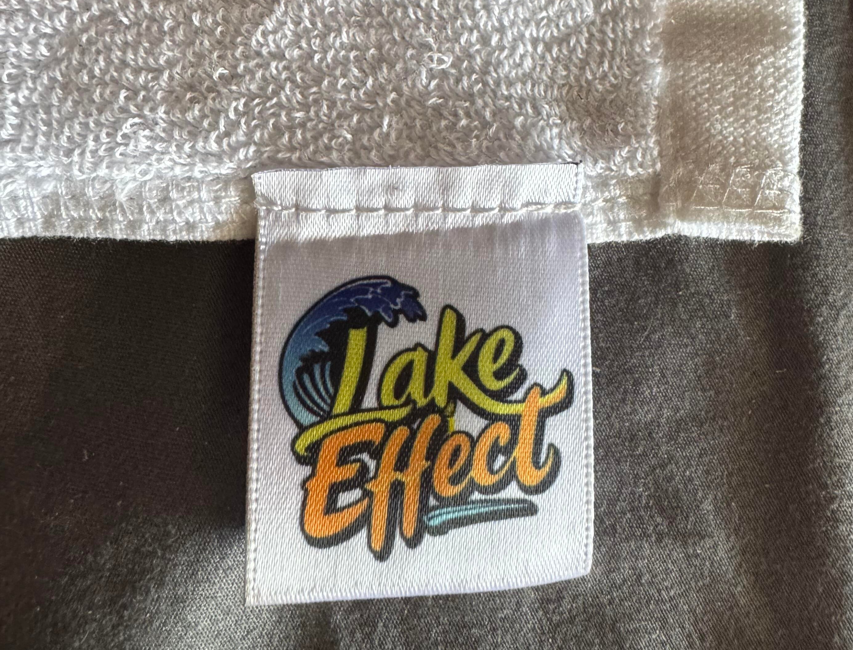 Lake Effect Premium Beach Towel 30in x 70inch super soft and huge (Black)