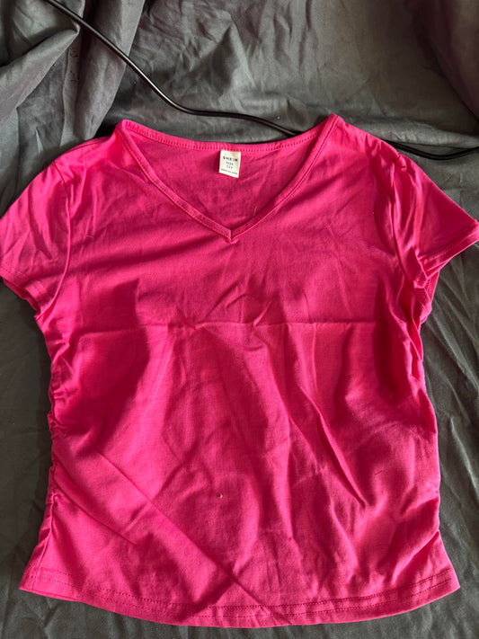 Shein girls v-neck t-shirt size 12Y (3-pack)