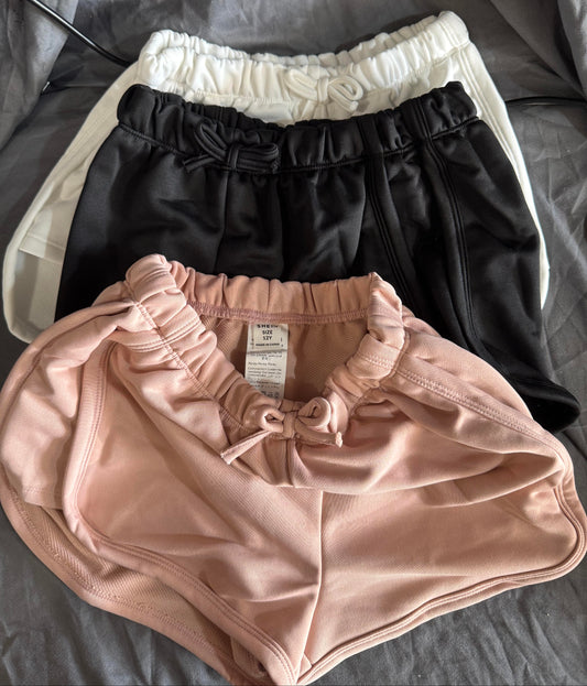 Shein Girls 3-pack Shorts comfy Size 12Y