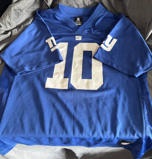 NFL Eli Manning Jersey Youth XL (18-20) NY Giants Pre-Owned