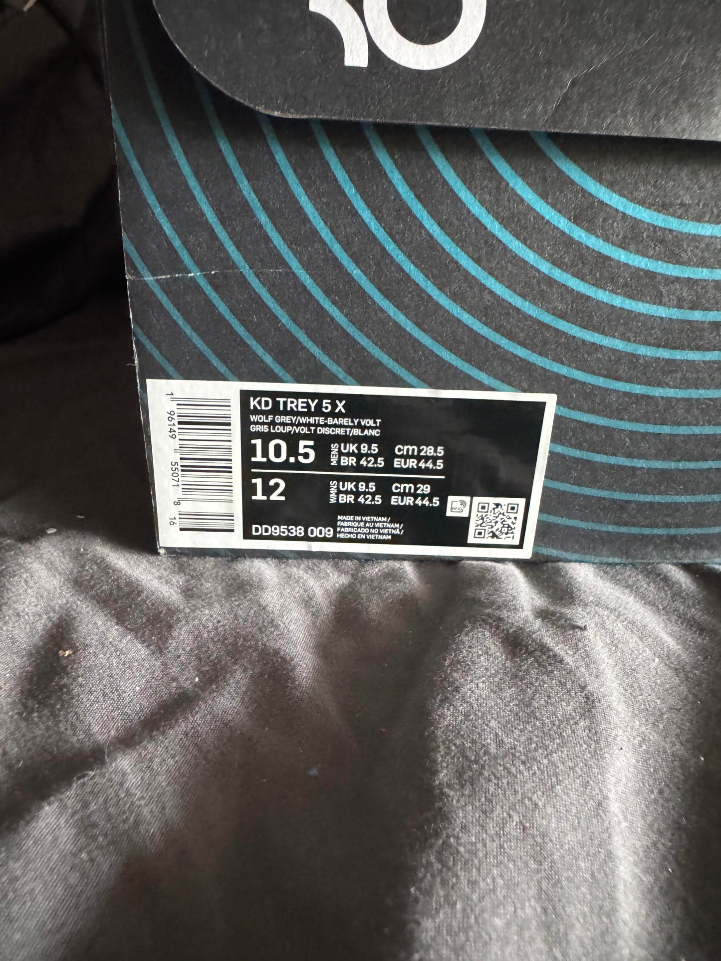Nike Men's KD Trey 5 X Basketball Shoes Size 10.5M Pre-Owned