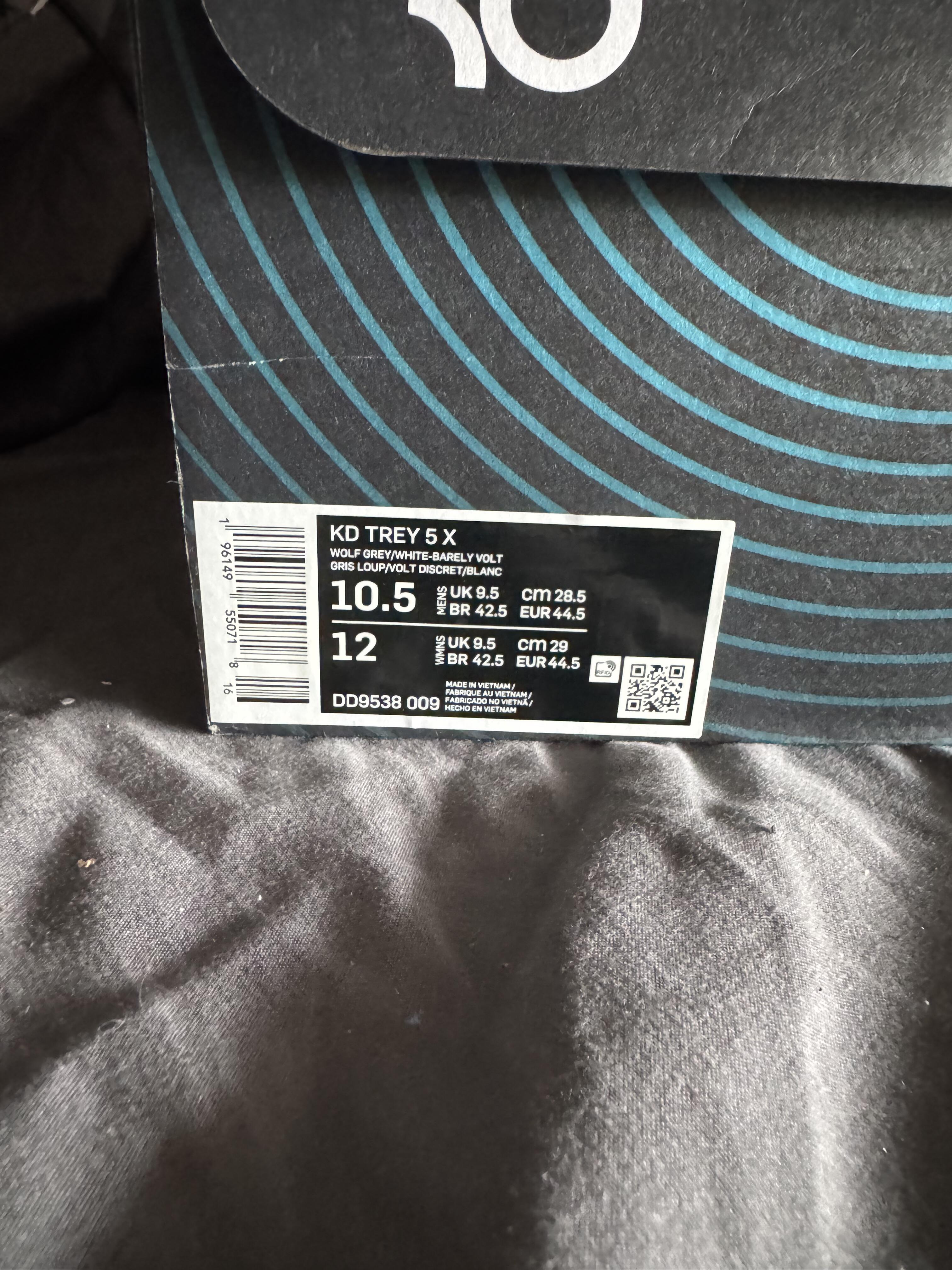 Nike Men's KD Trey 5 X Basketball Shoes Size 10.5M Pre-Owned *CLEARANCE*